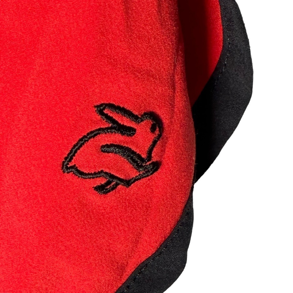 Rabbit Running Shorts Gray Red Color Block Size M… - image 3